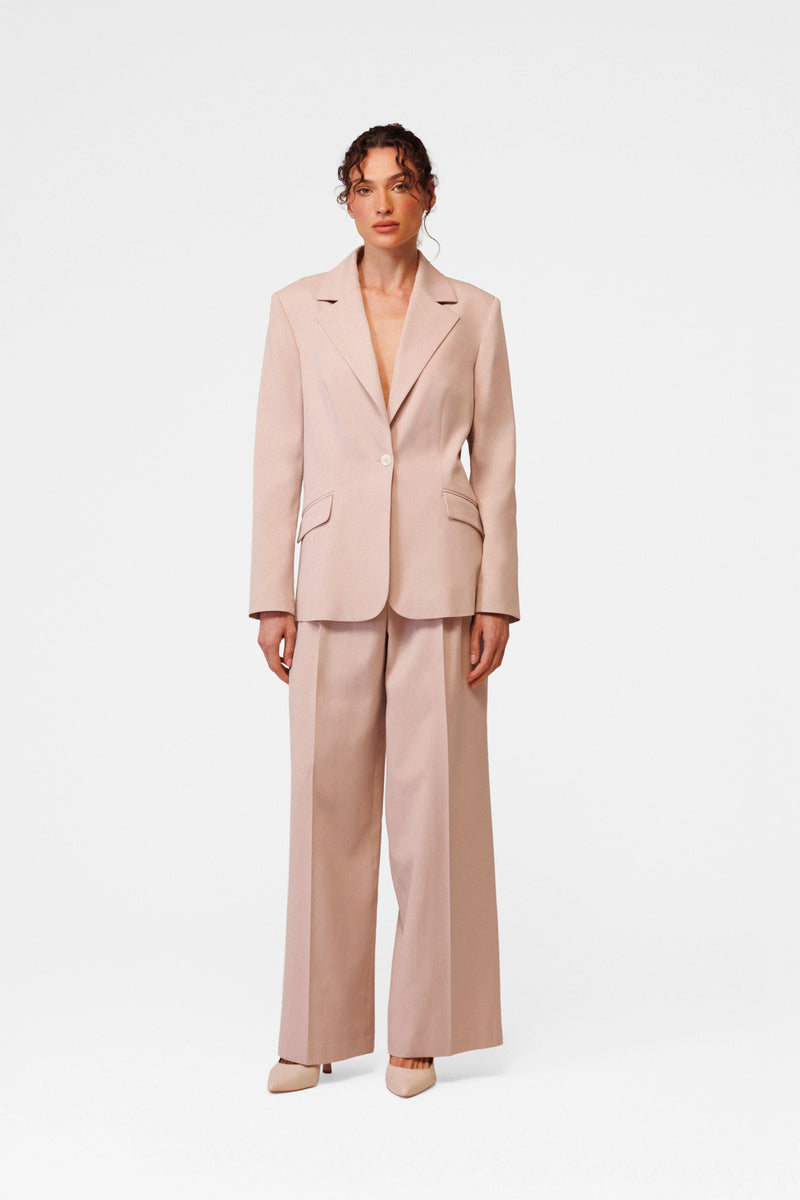 Tailored high waisted trousers