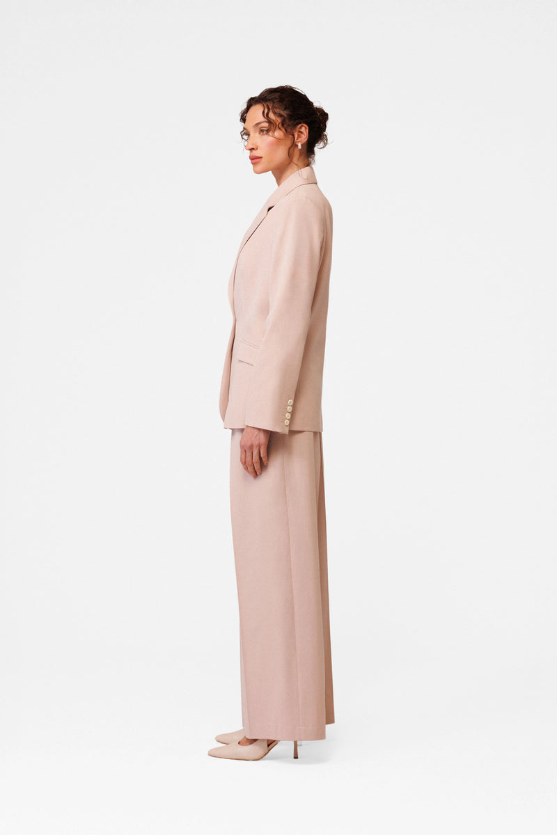 Tailored high waisted trousers