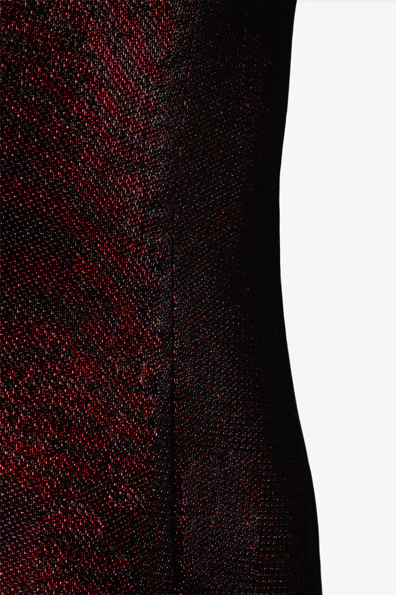 Vestido de cóctel en tejido bicolor