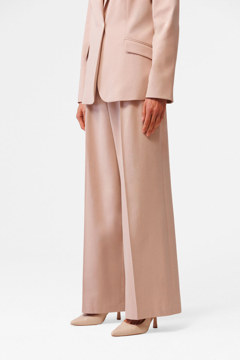 Tailored high waisted trousers