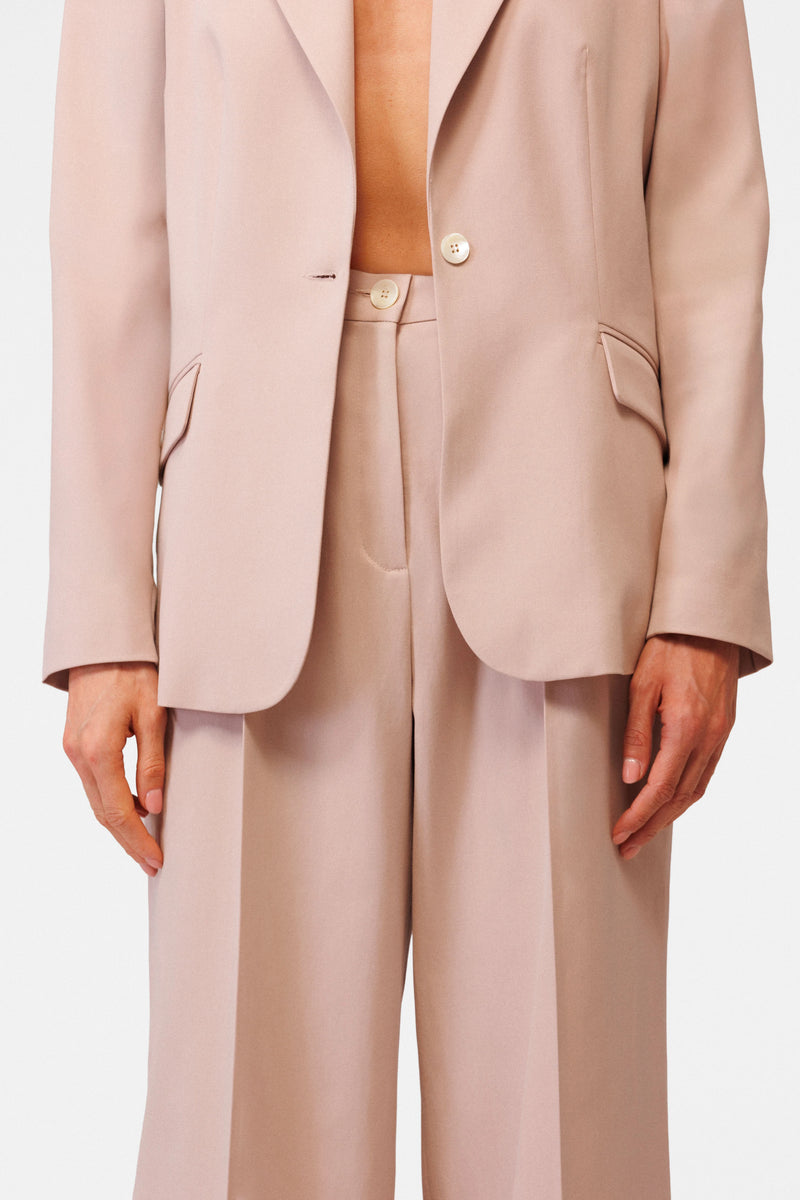 Tailored high waisted trousers