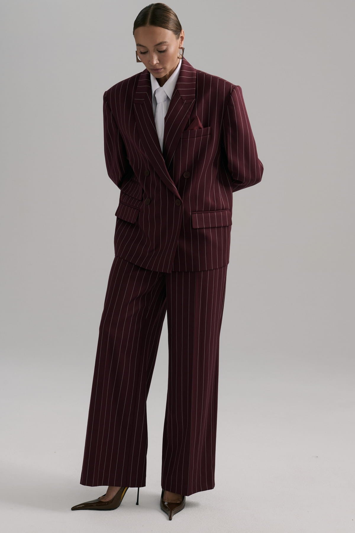 Burgundy Tennis jacket image 3