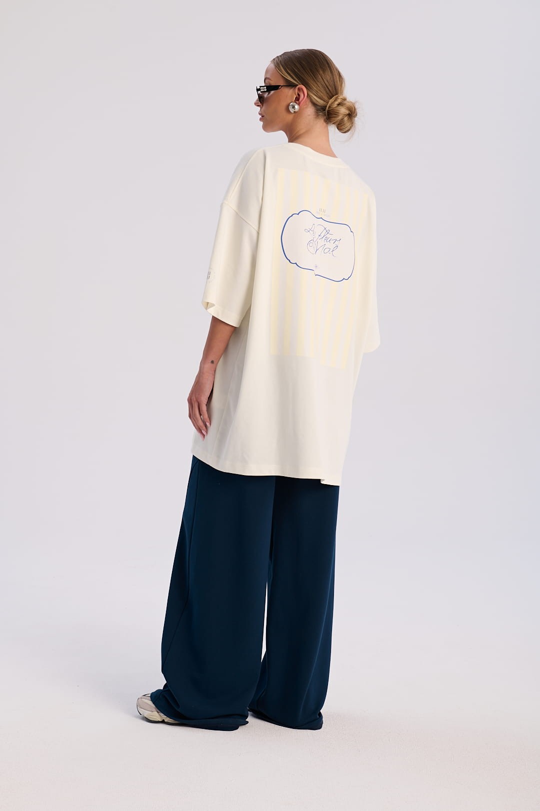 Yellow Oversize T shirt Less image 2