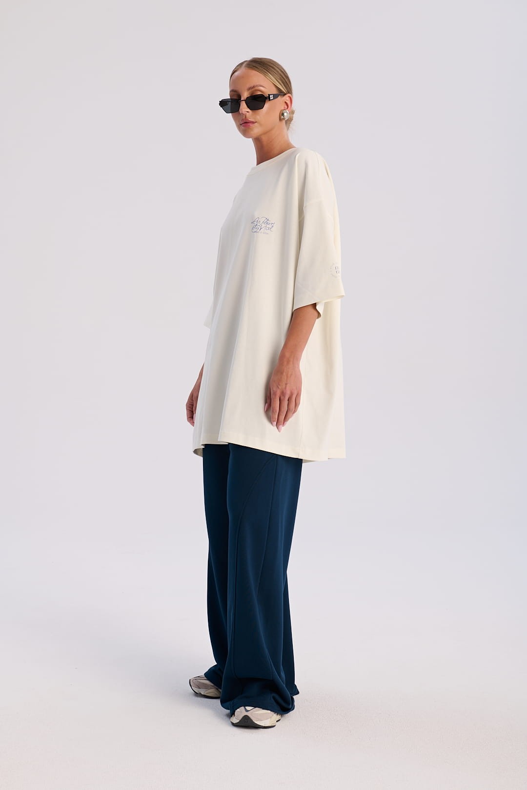 Yellow Oversize T shirt Less image 3