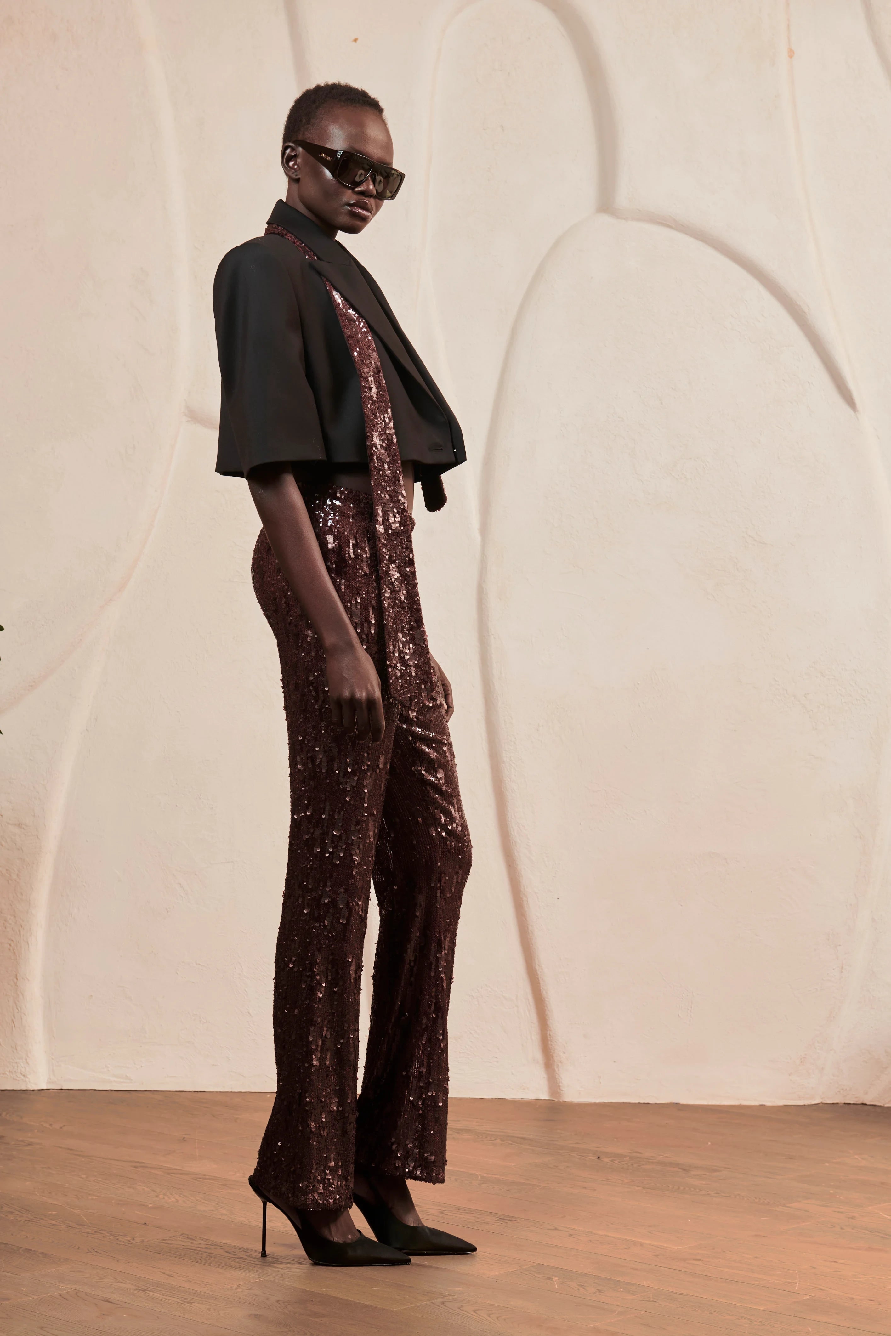 Brown Sparkle pants image 1