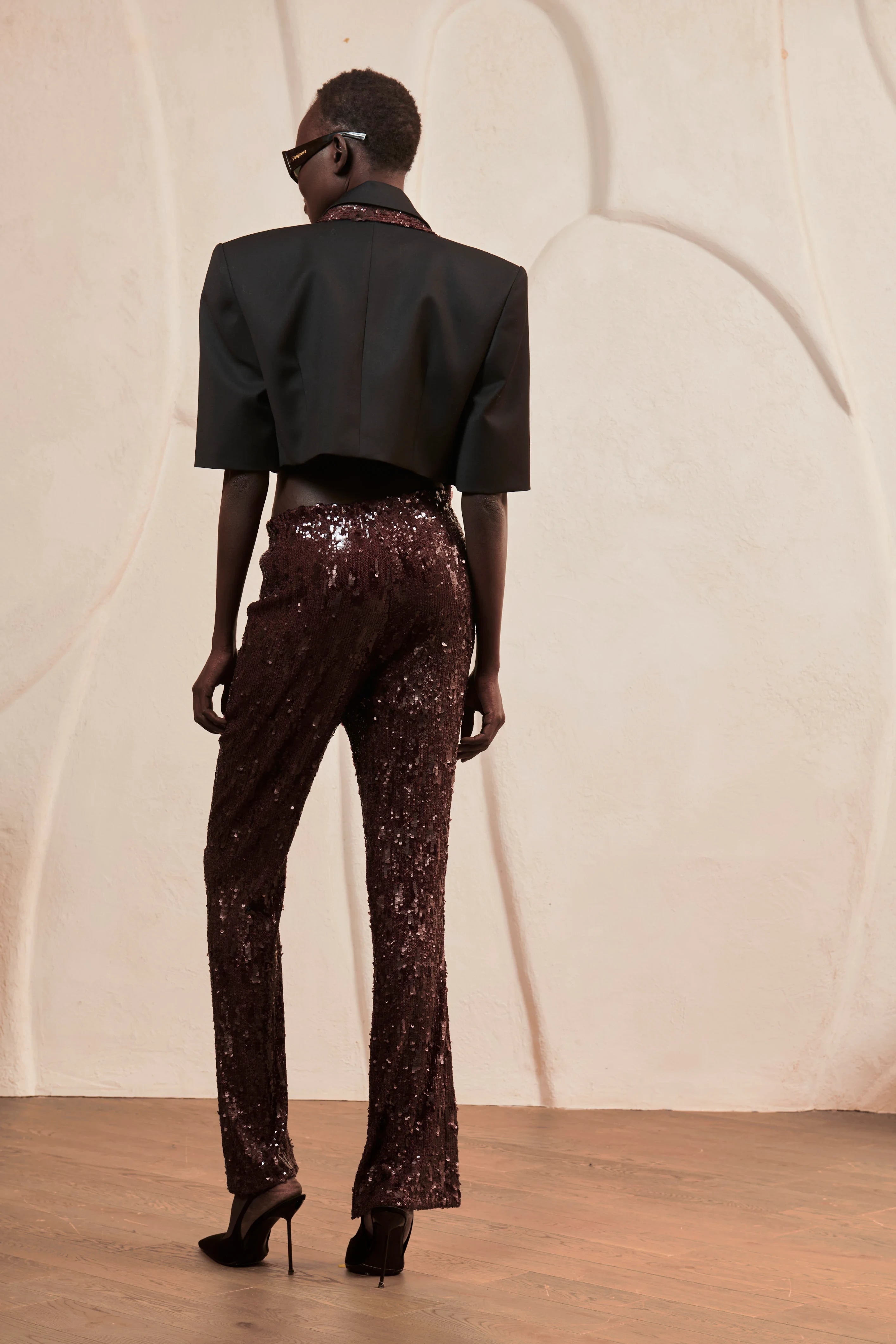 Brown Sparkle pants image 2