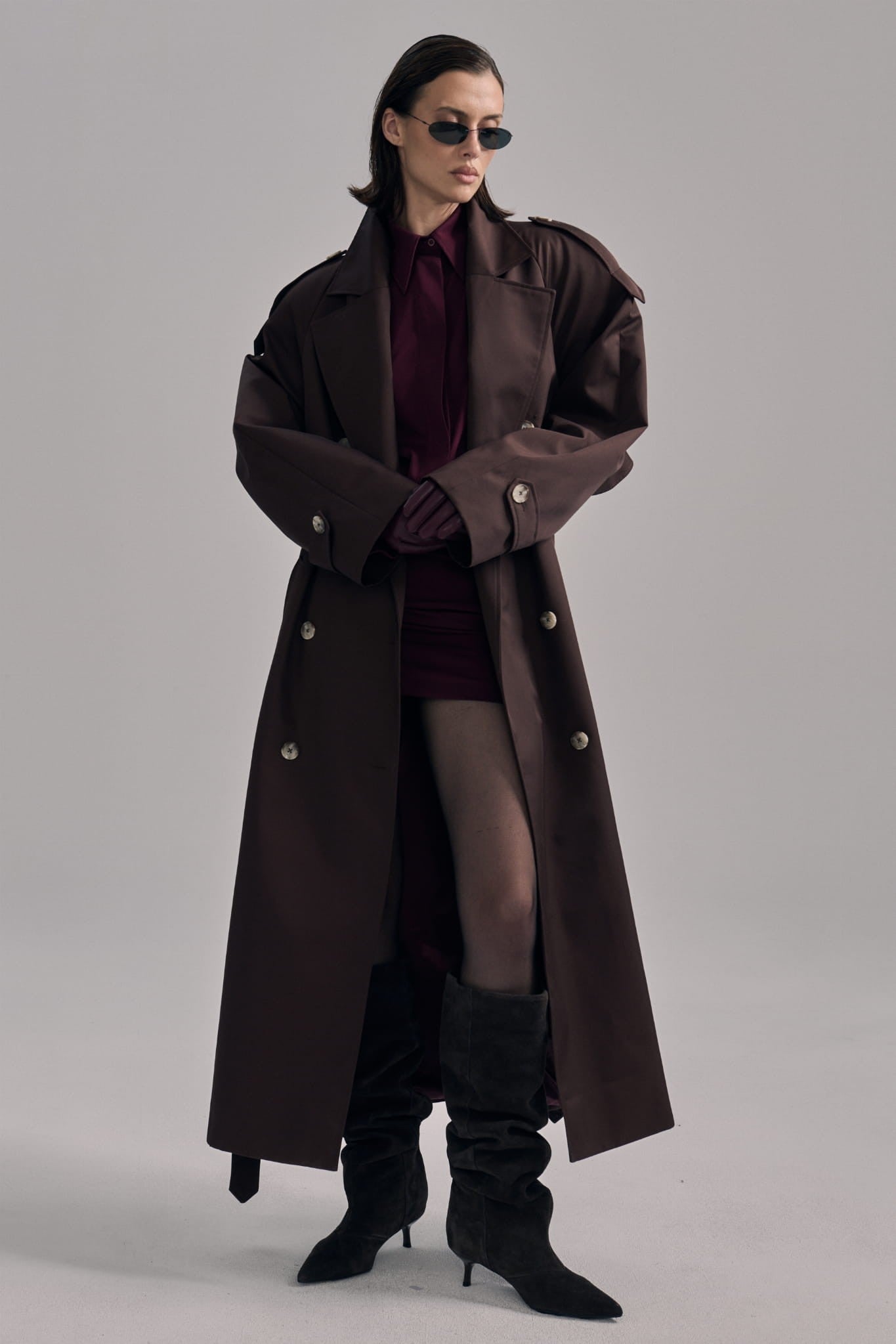 Brown Trench Carmen image 1