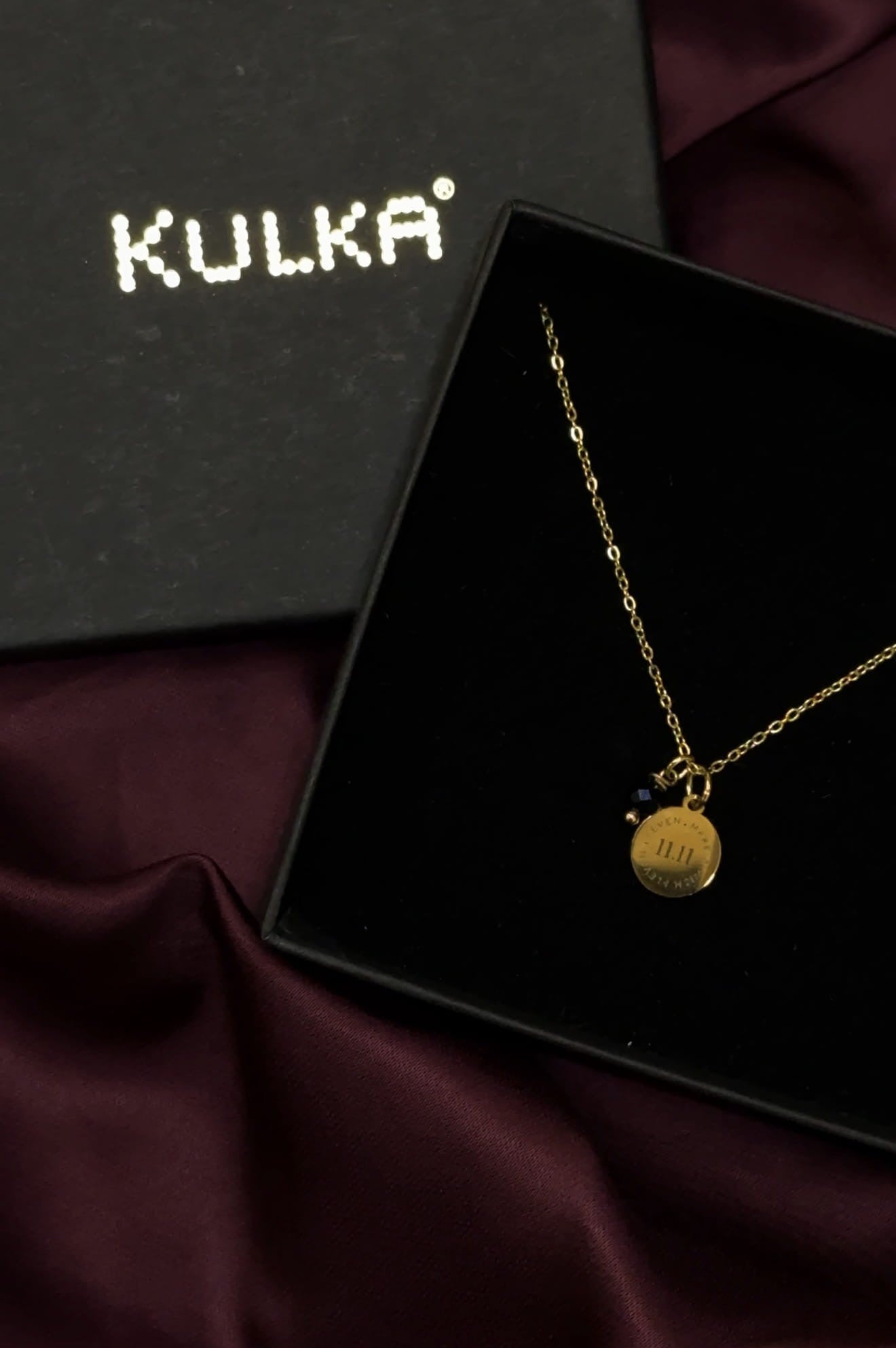 Black Necklace 11.11 MAKE A WISH image 2