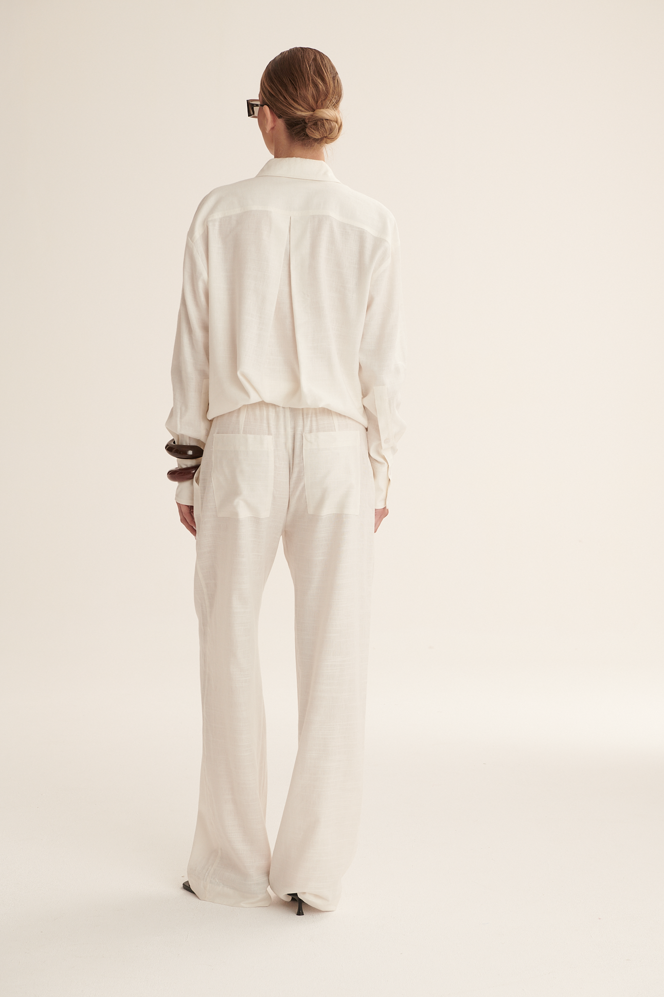 Cream Layla pants image 2