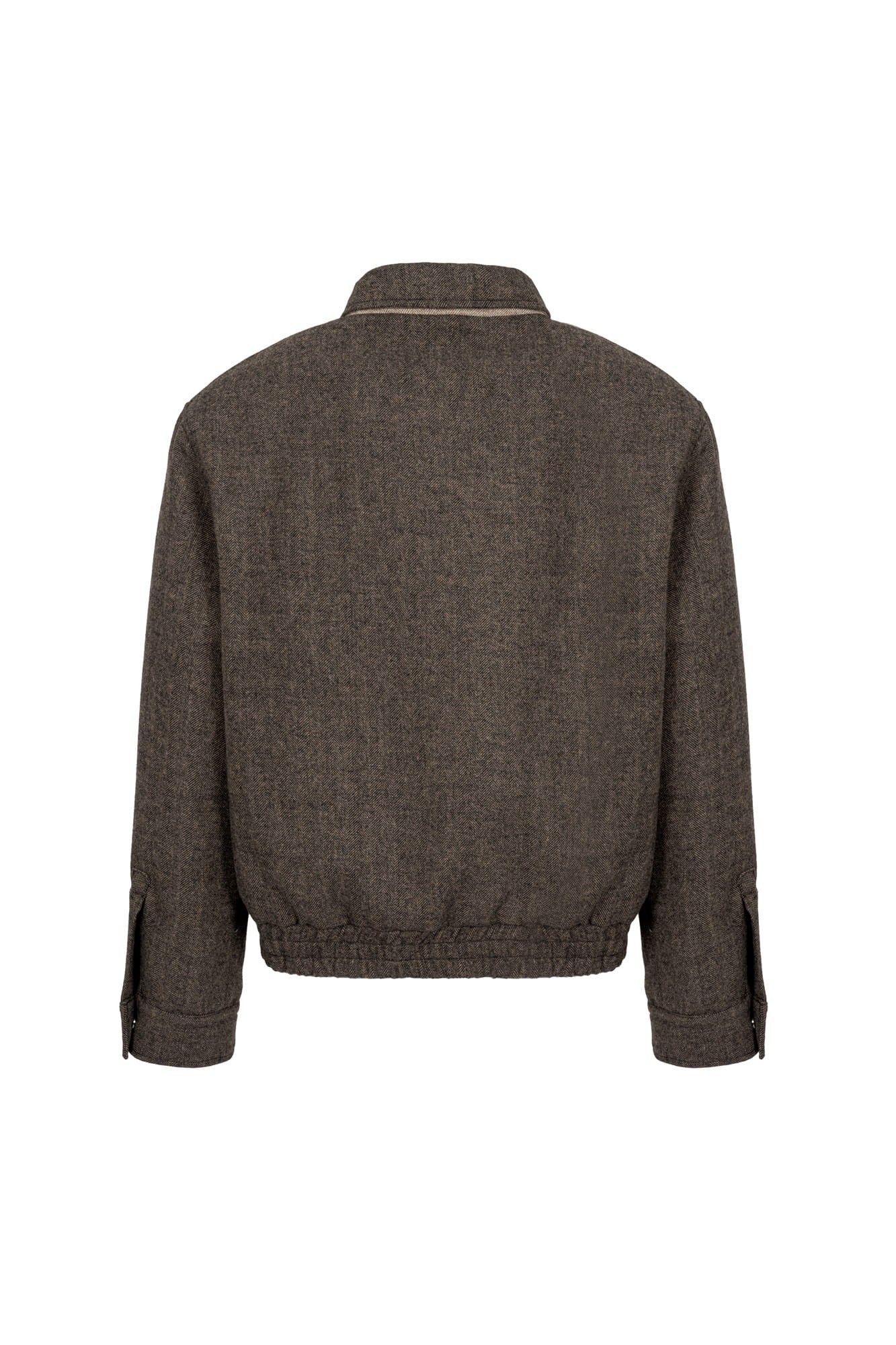 Brown Bomber jacket Chevron image 2