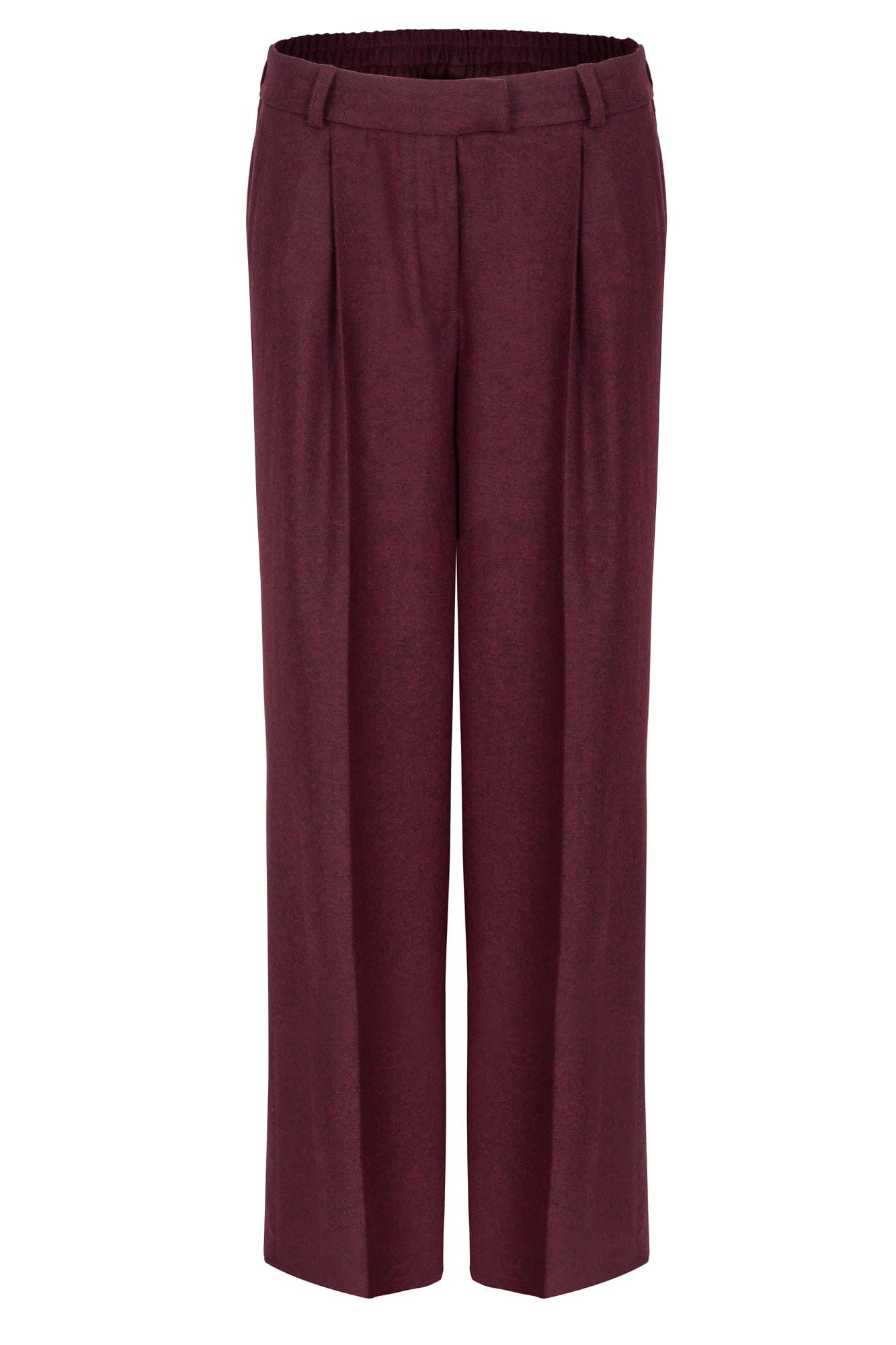 Burgundy Chevron pants image 1