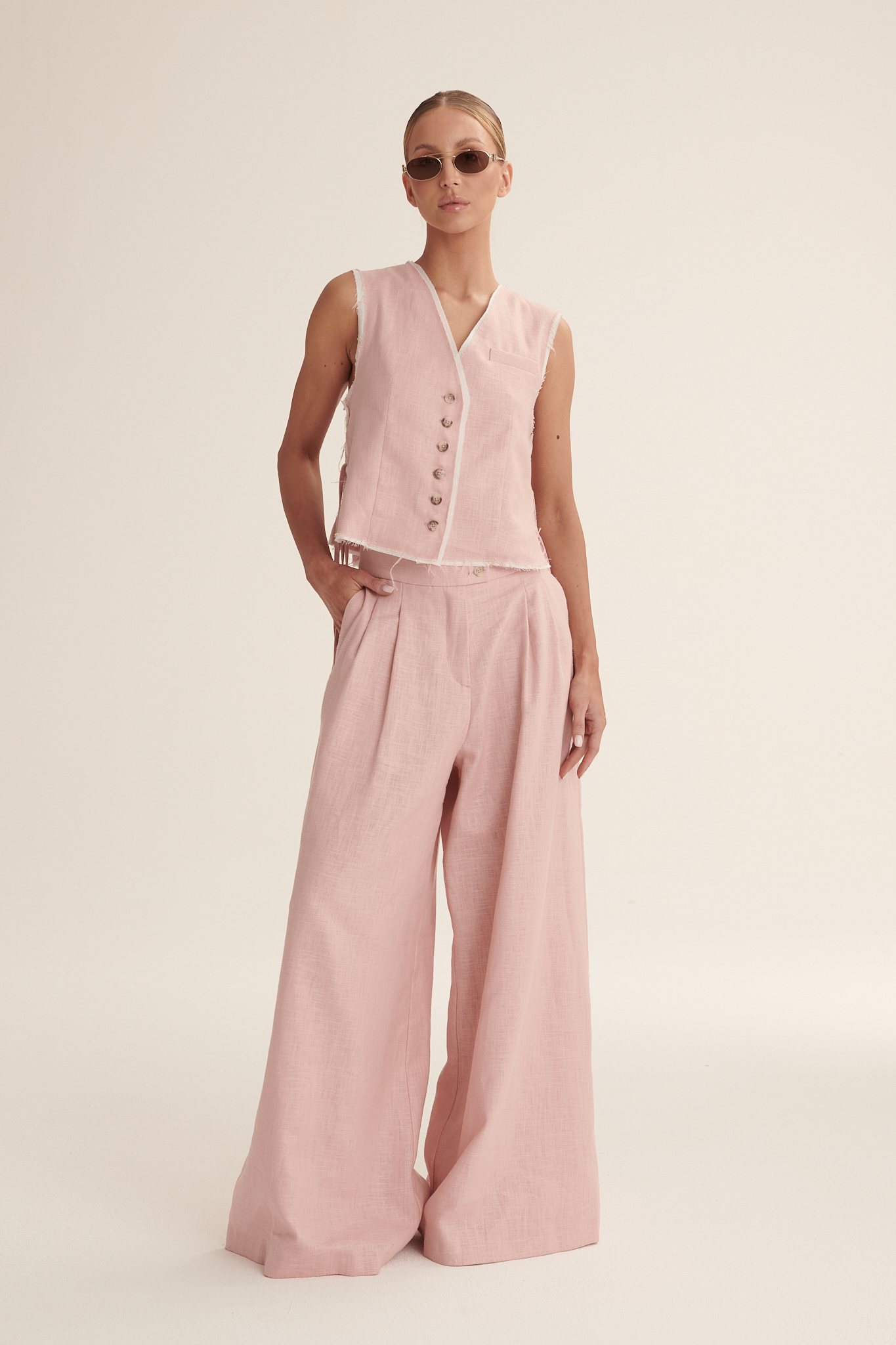 Pink Yara pants image 1