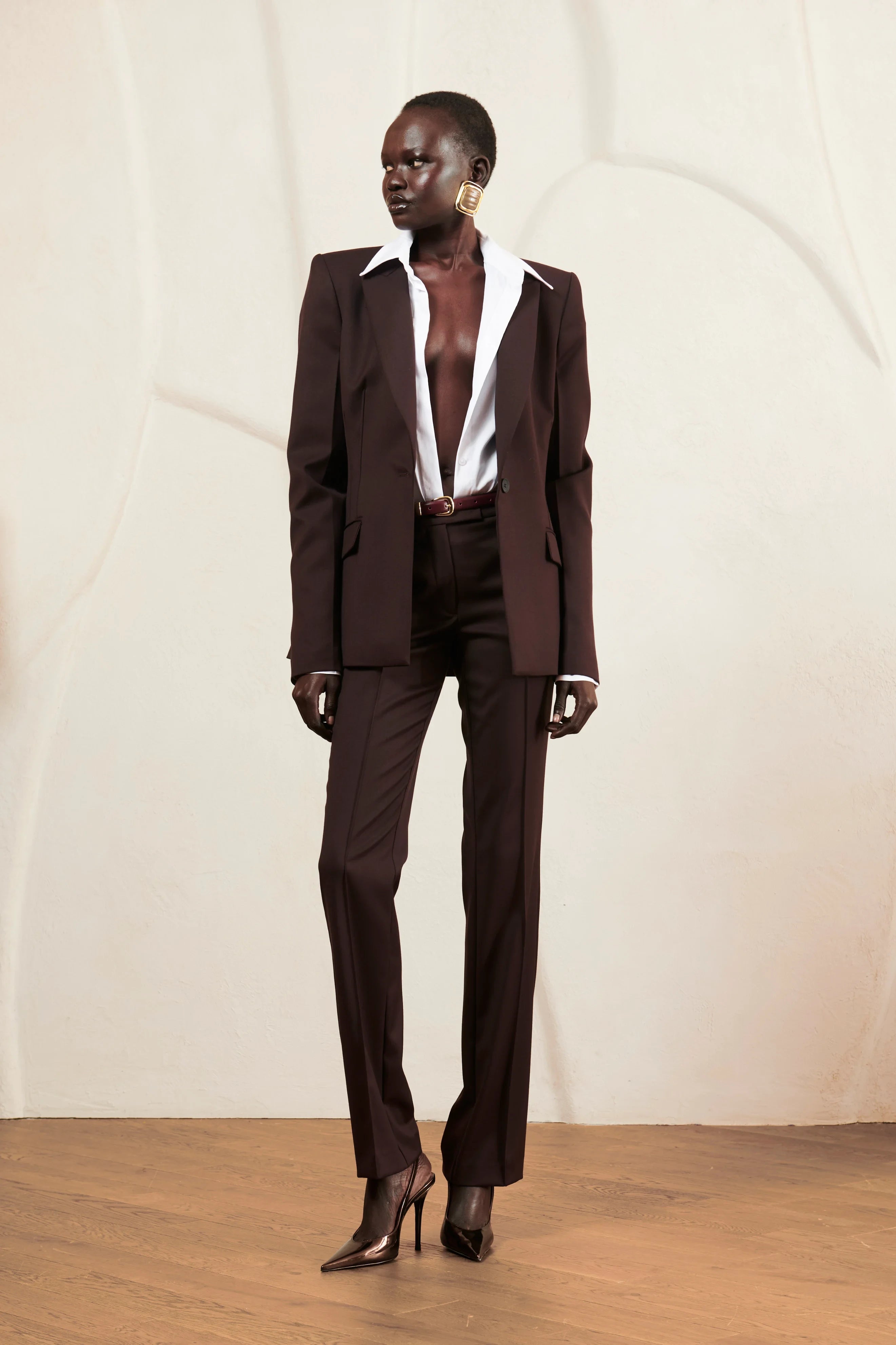 Brown Flare pants image 1