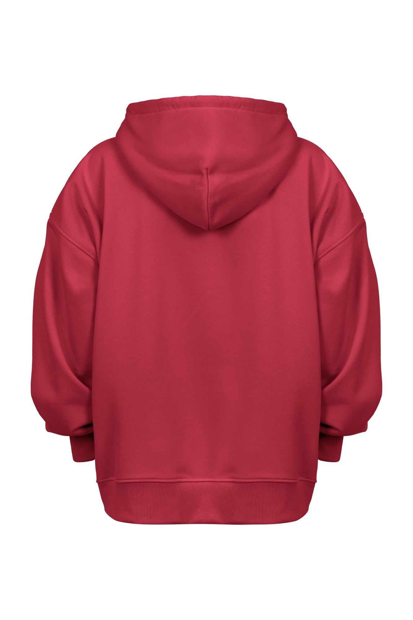 Raspberry red Noe sweatshirt Minimal image 2