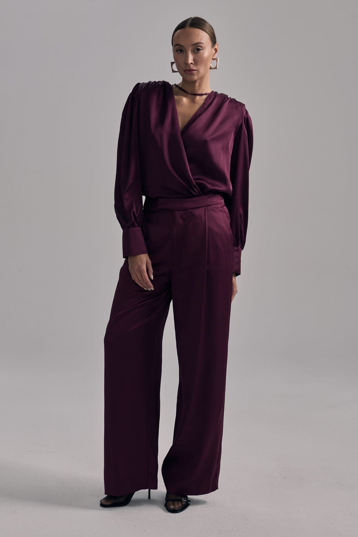 Burgundy Blouse Chloe 2.0 image 1