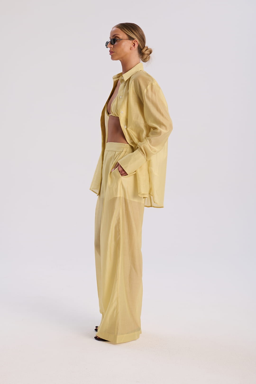 Banana yellow Aire shirt image 3