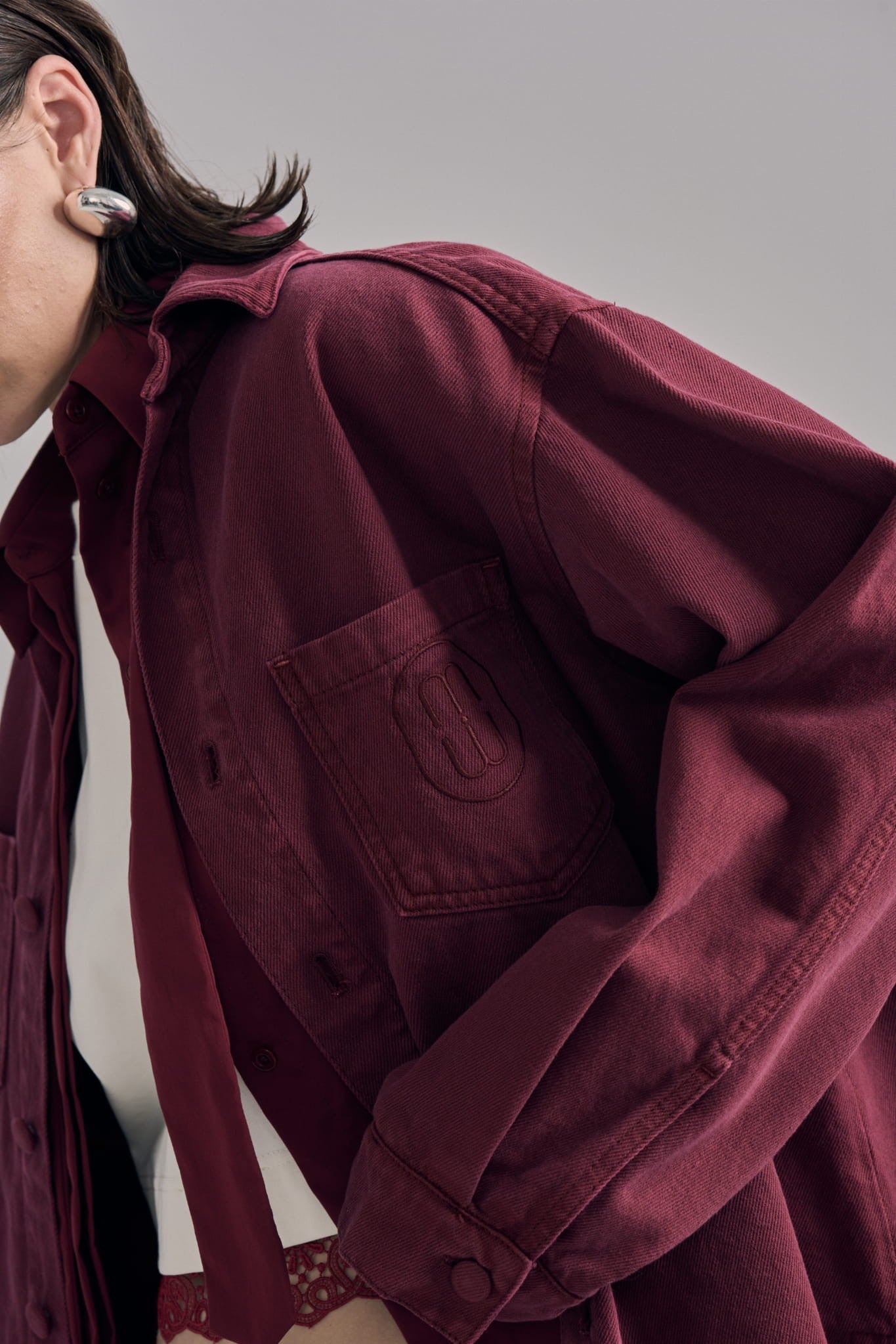 Burgundy Dolly jacket image 1