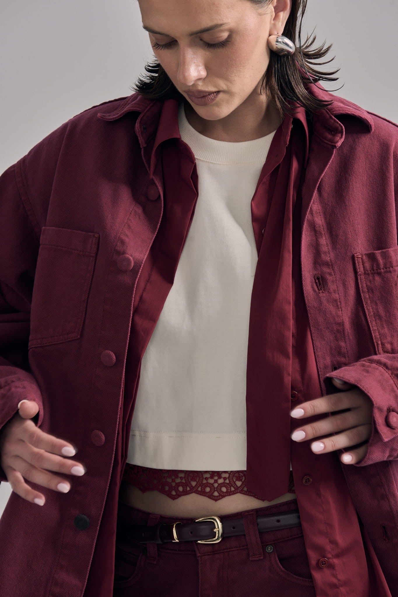 Burgundy Dolly jacket image 4