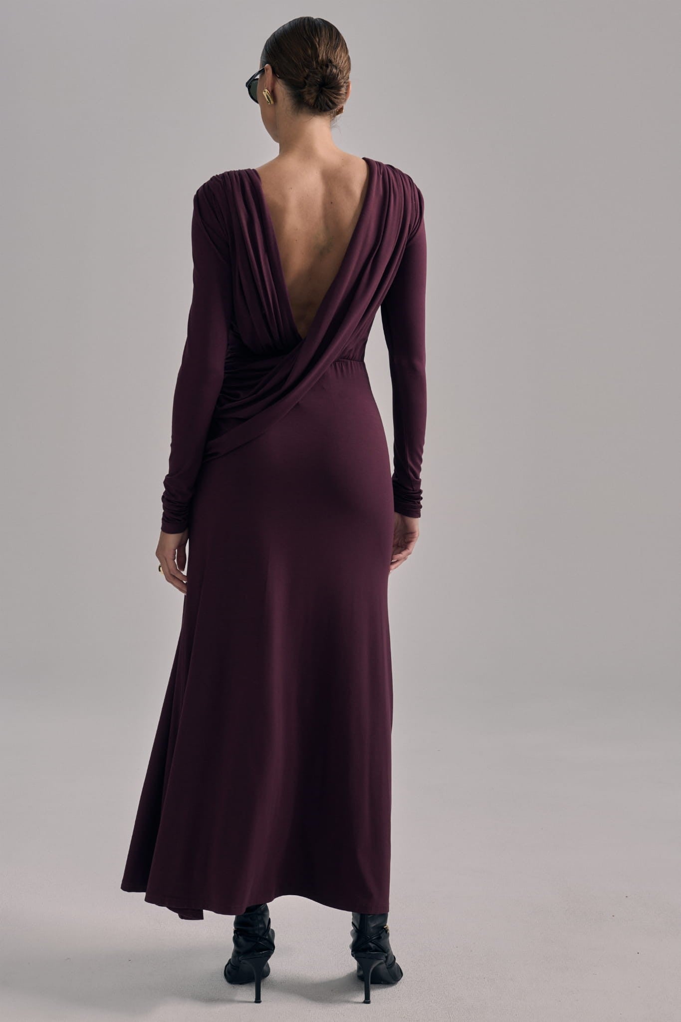 Burgundy Dress Bella image 1
