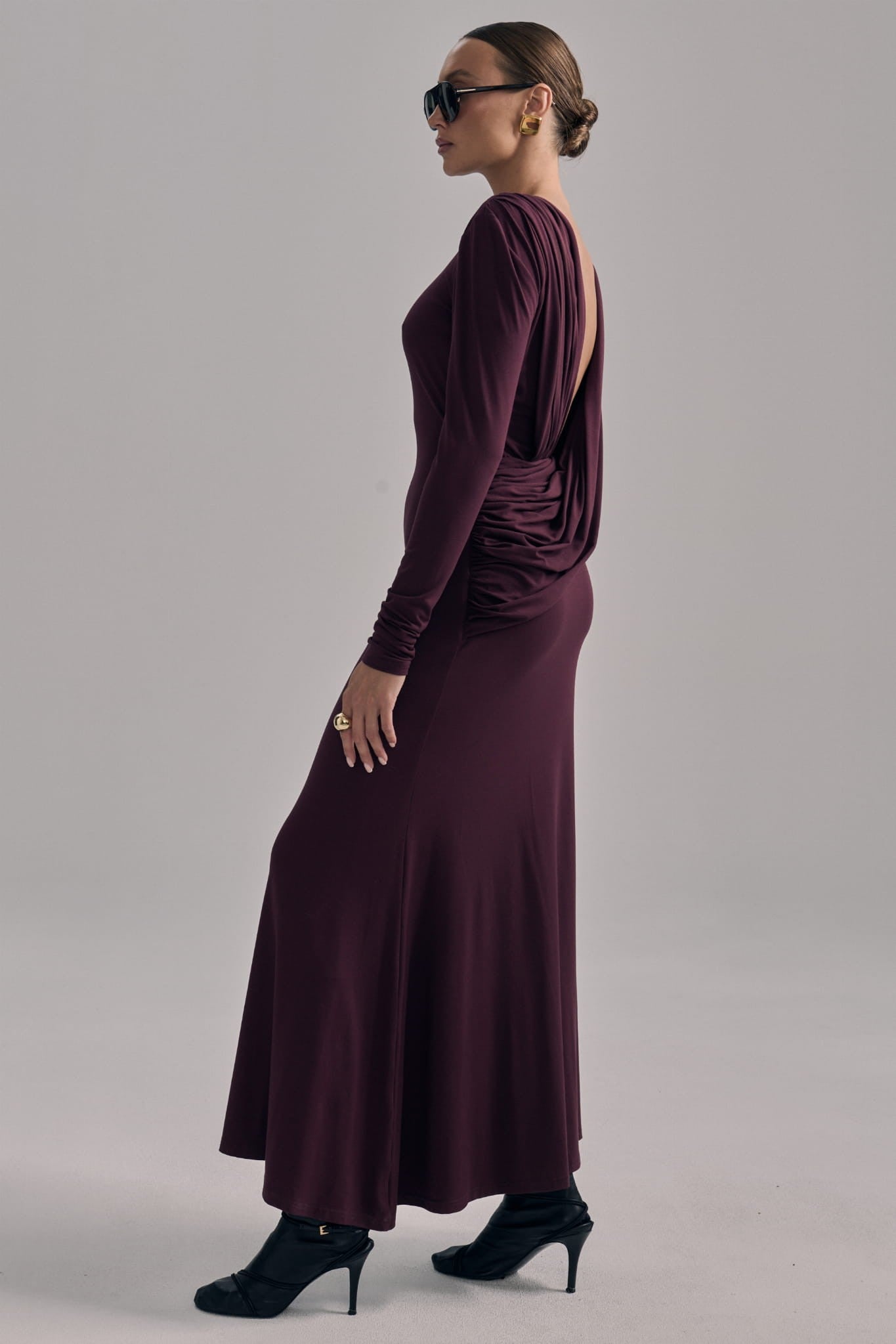 Burgundy Dress Bella image 3