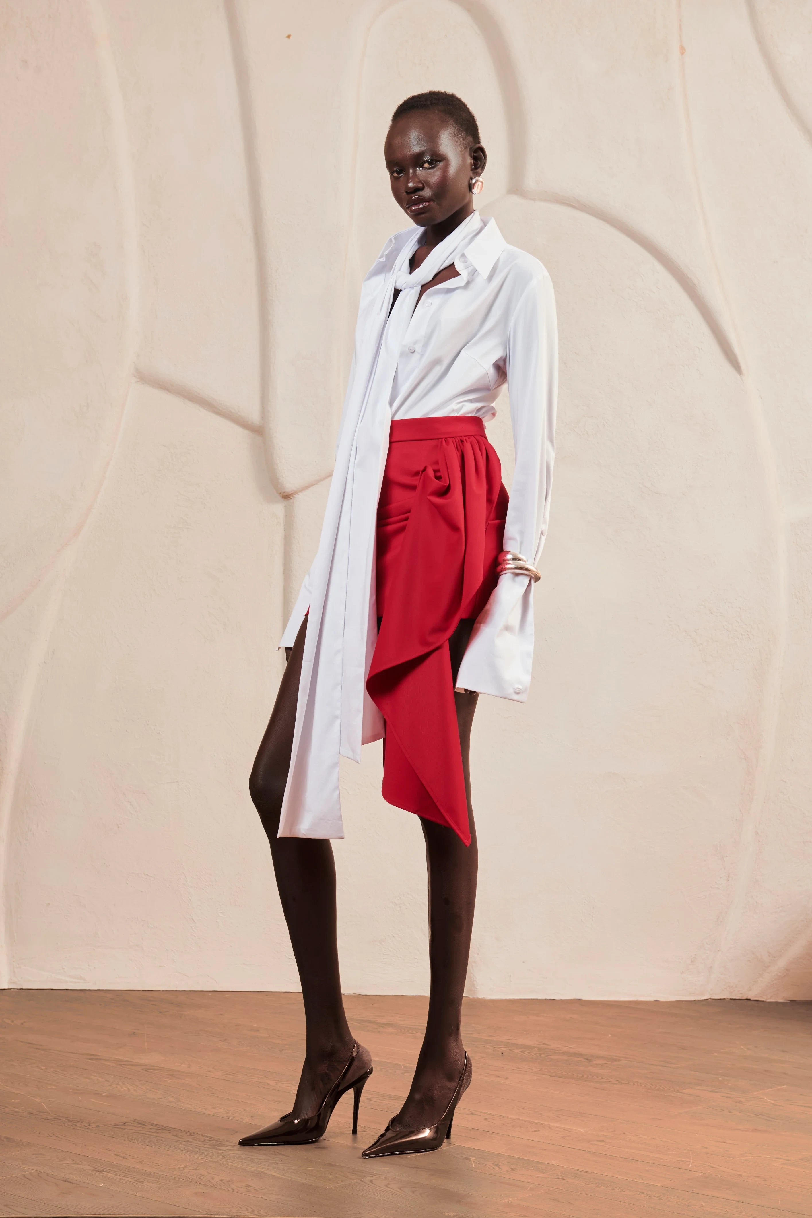 White Tessi shirt image 3
