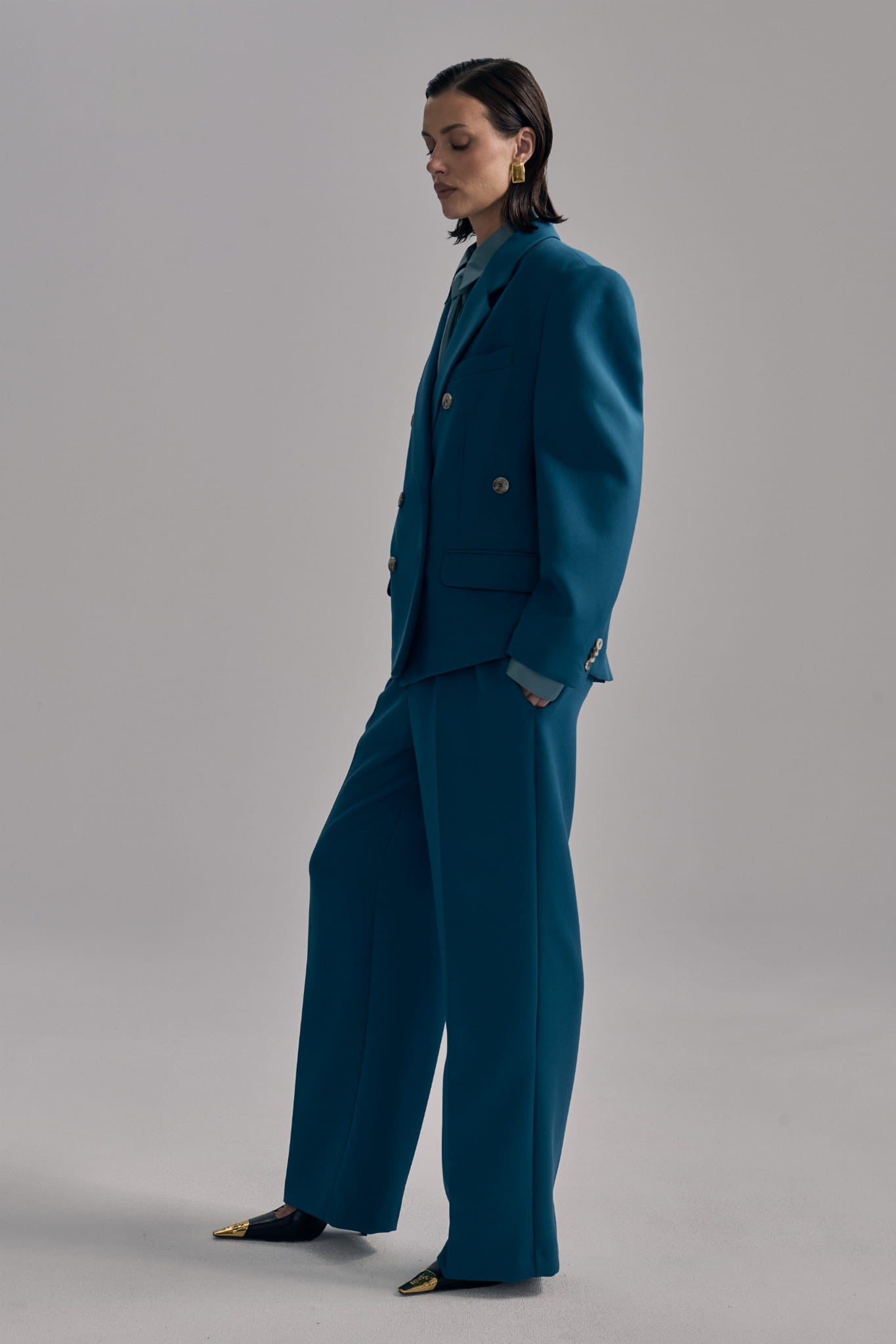 Turquoise Aurora pants image 2