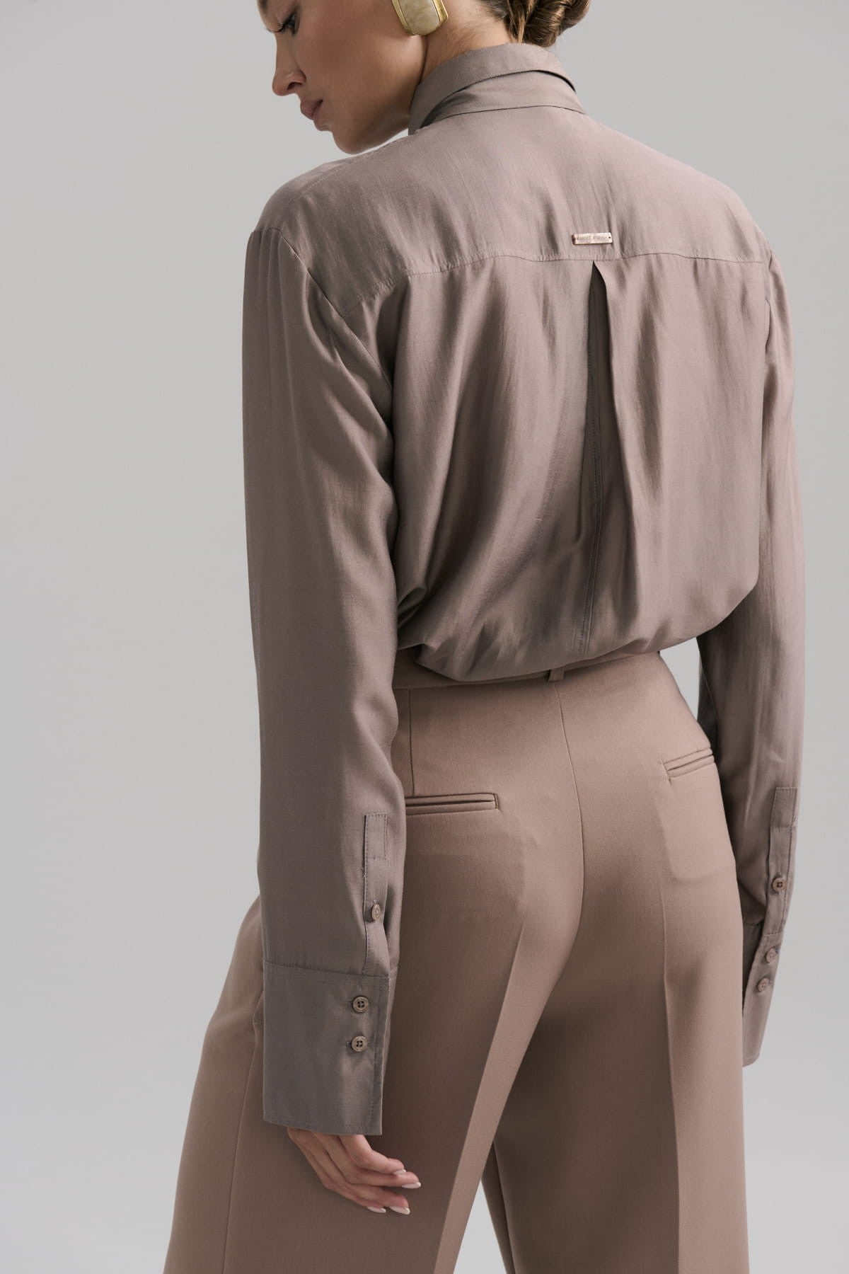 Brown Tie shirt image 2