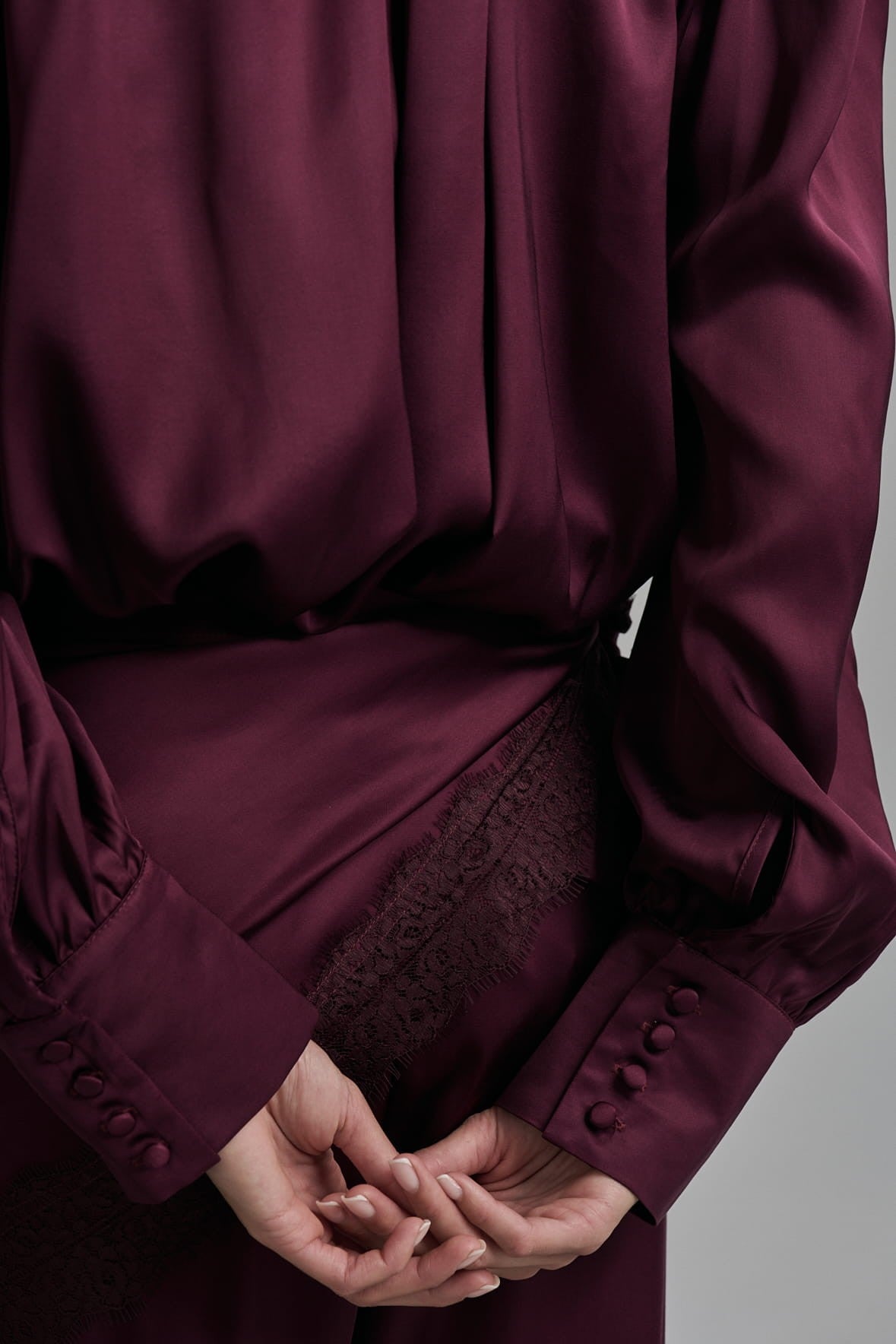 Burgundy Chloe scarf image 3