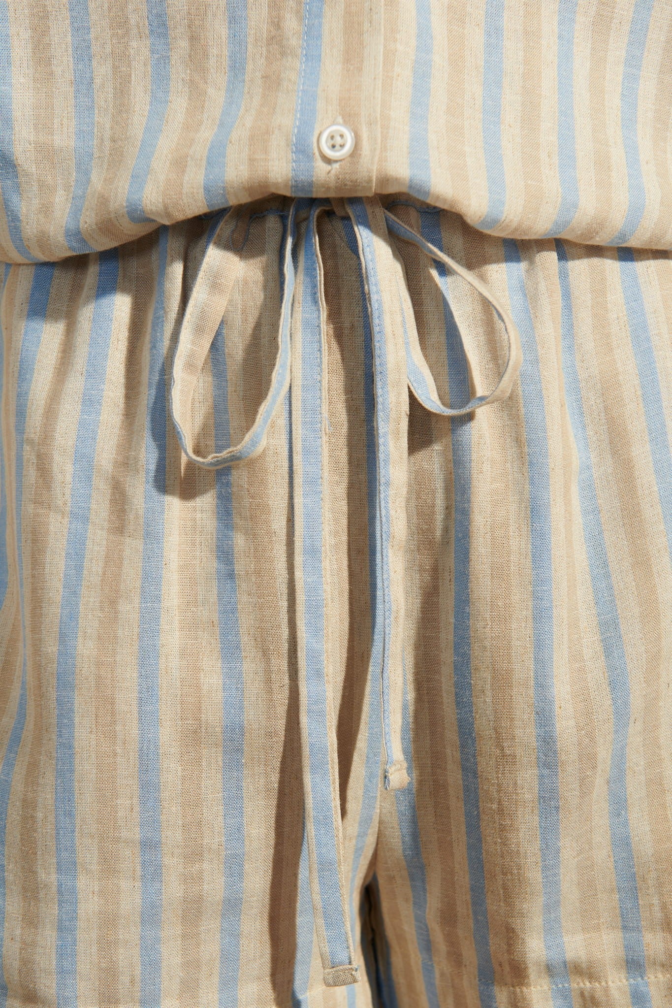 Beige with pale blue Maree shorts image 7