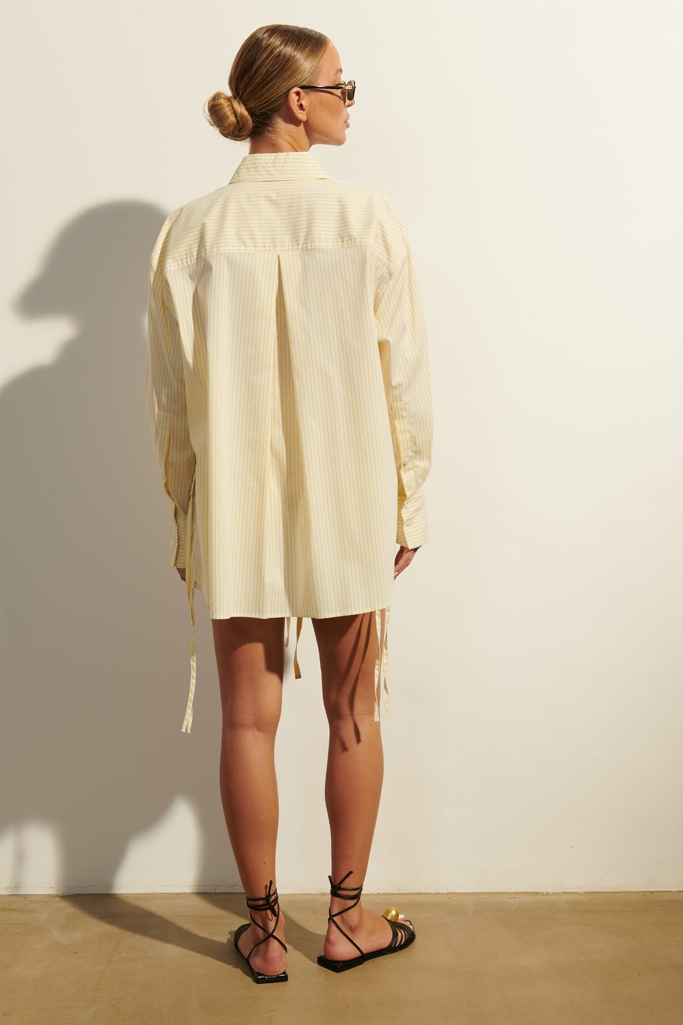 Yellow with cream Giulia shorts image 6