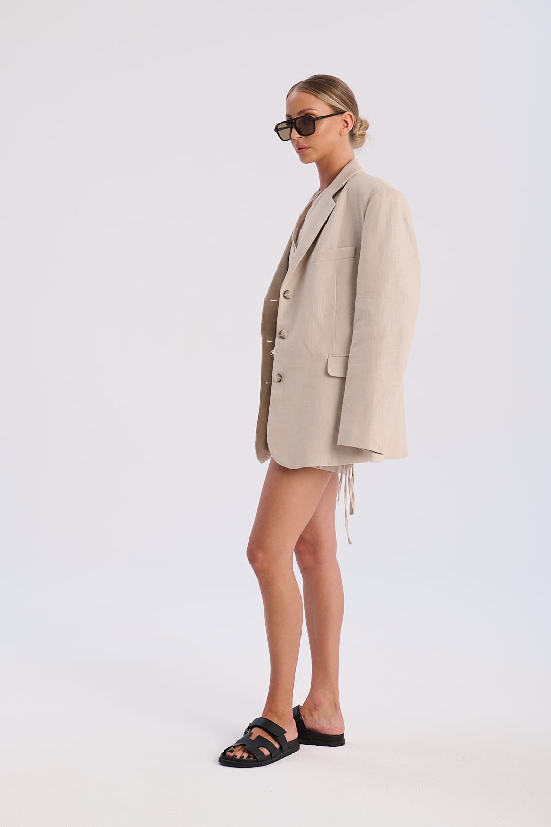 Beige Sansa shorts image 4