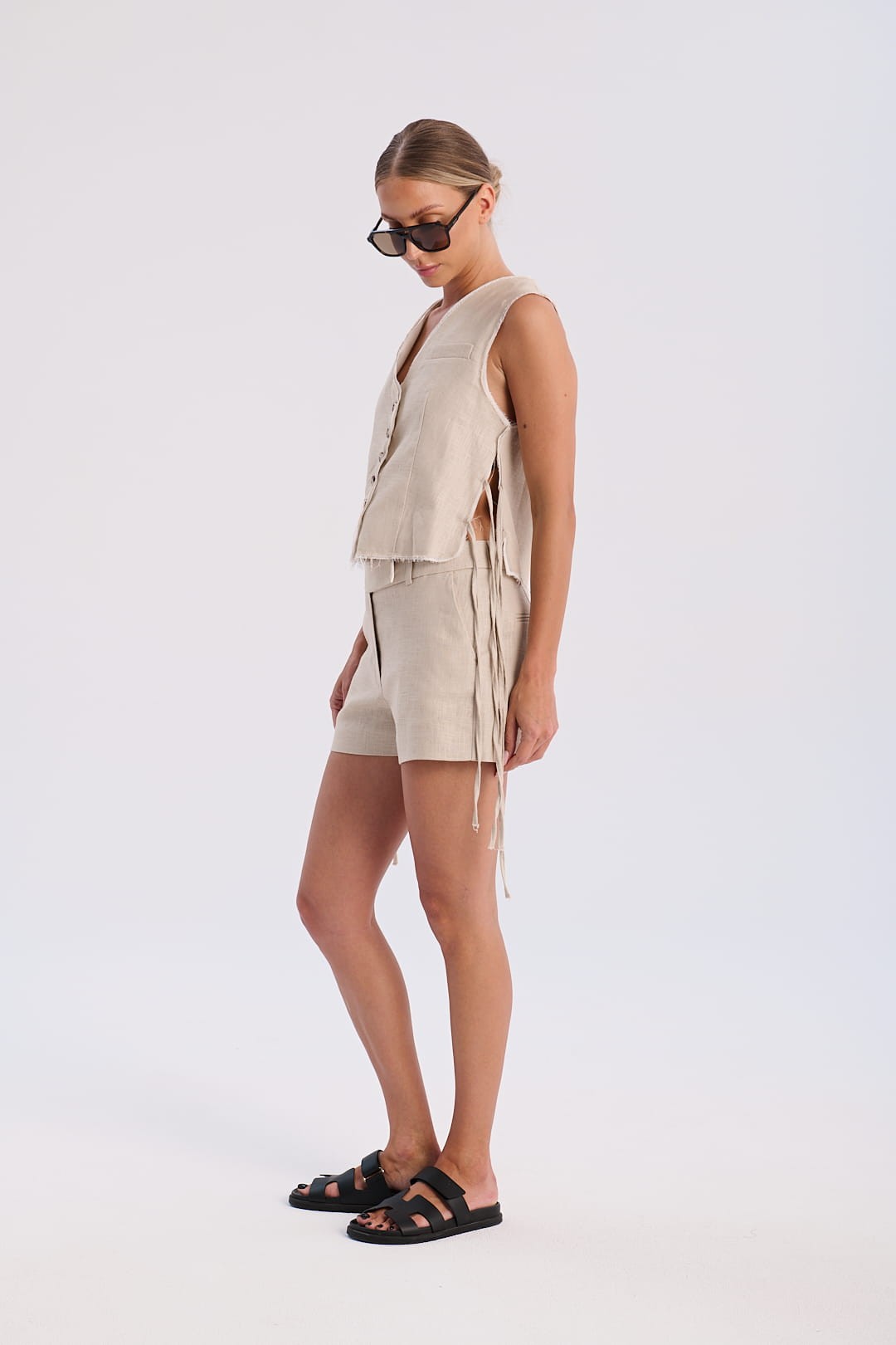Beige Sansa shorts image 6