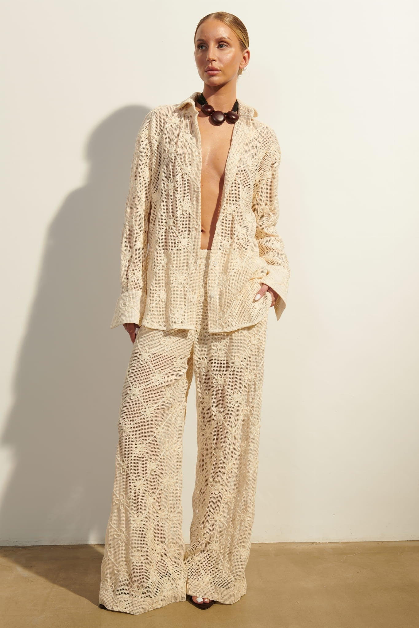Beige Fleur set image 1