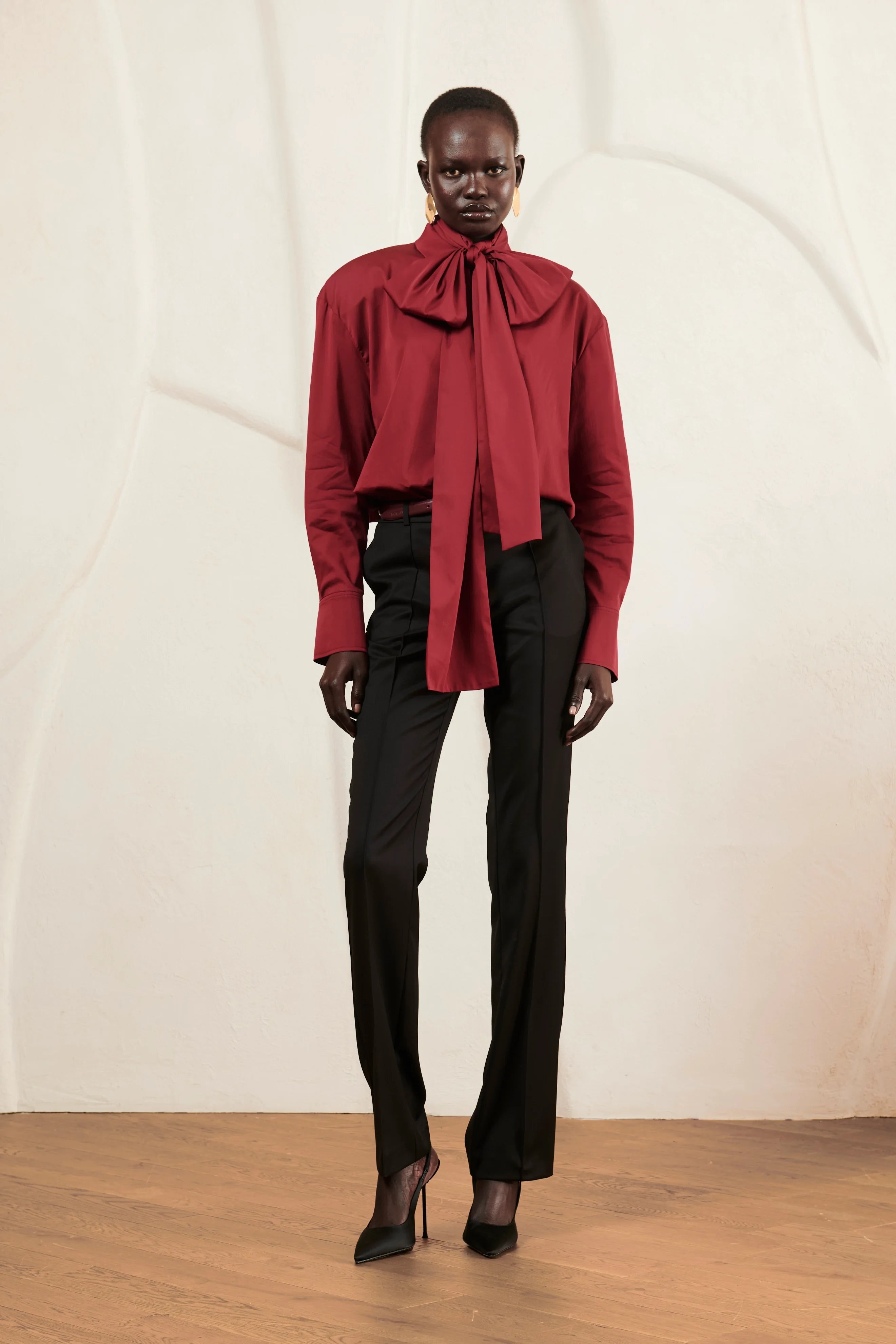 Burgundy Lora shirt image 1