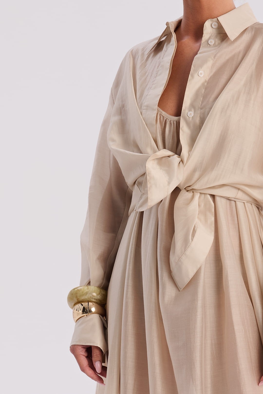 Beige Aire shirt image 3