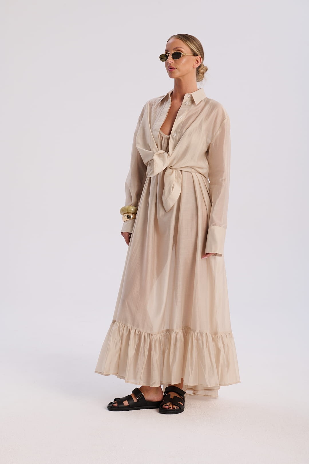 Beige Aire shirt image 4