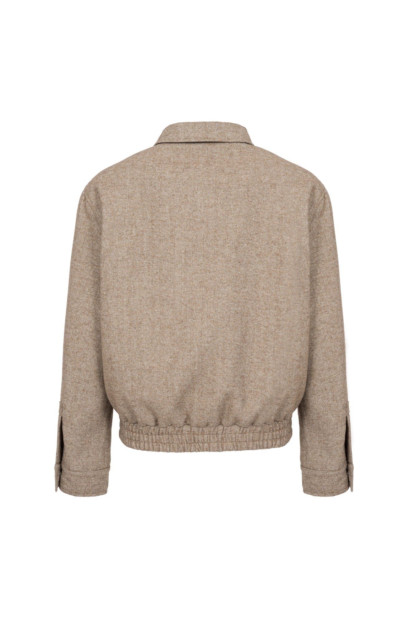 Beige Bomber jacket Chevron image 2