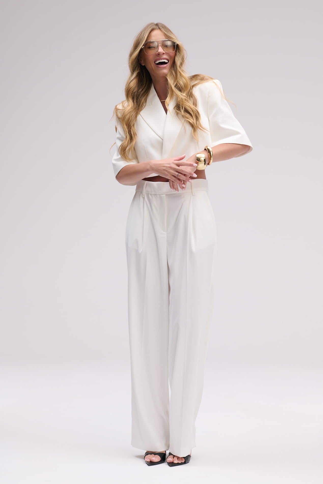 Cream Revers pants image 4