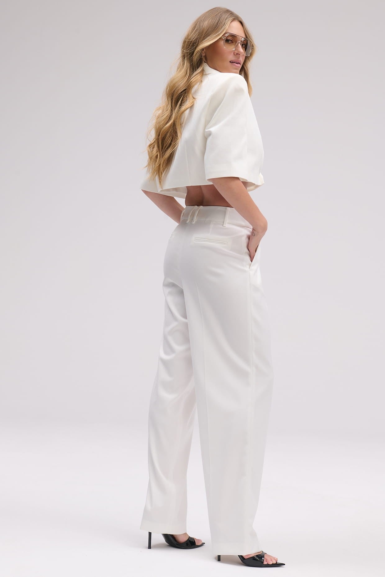 Cream Revers pants image 6
