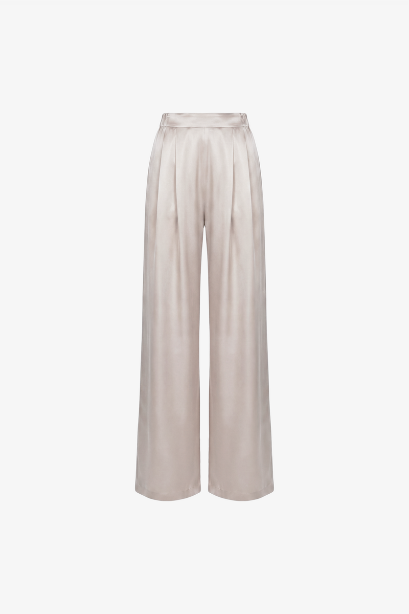 Satin trousers