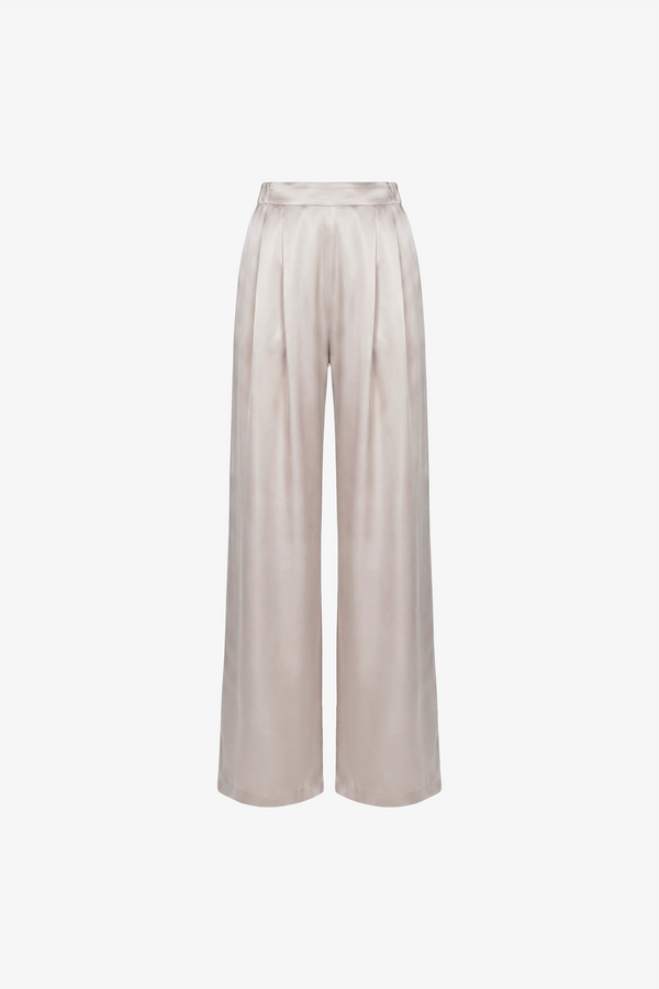 Satin trousers