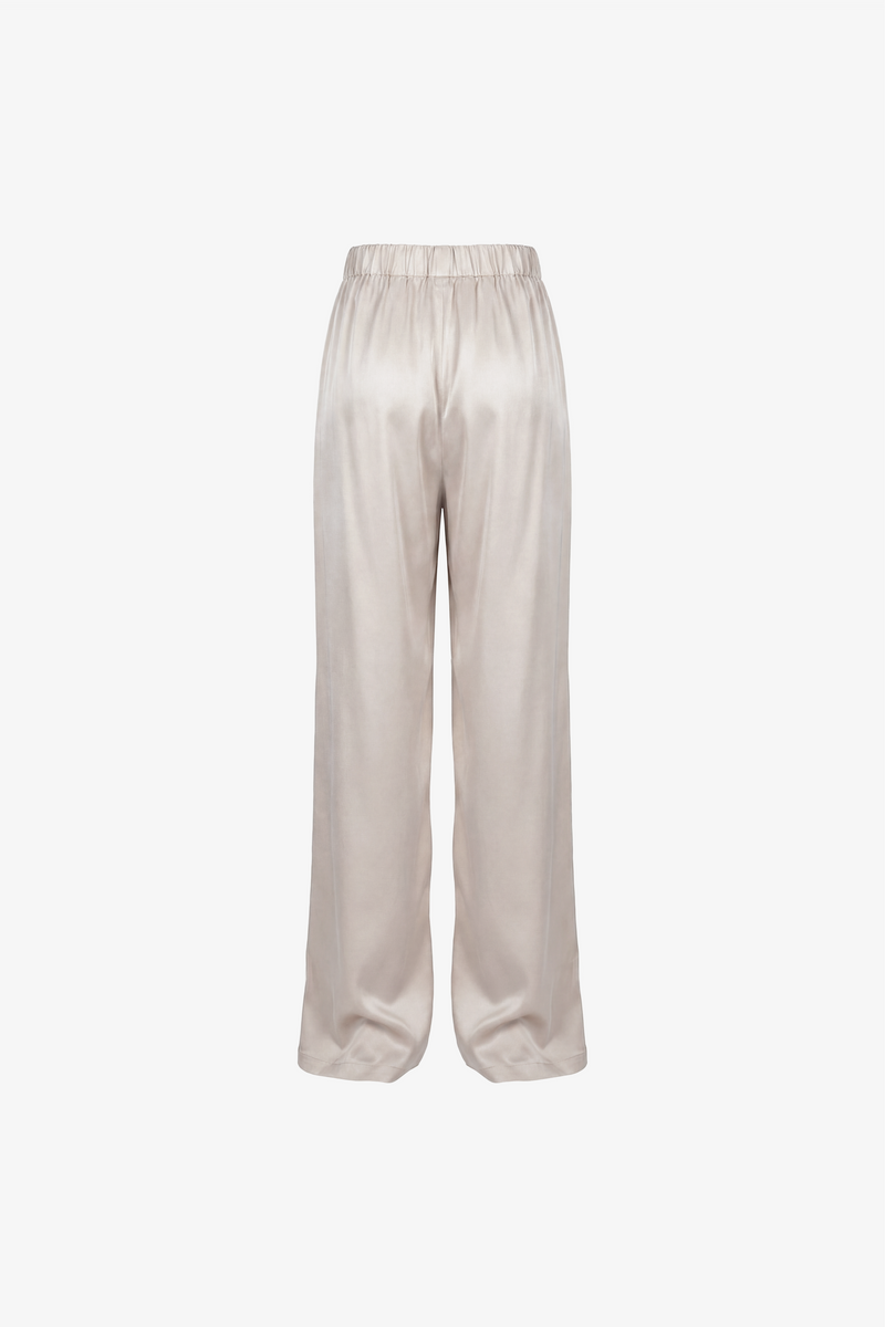 Satin trousers