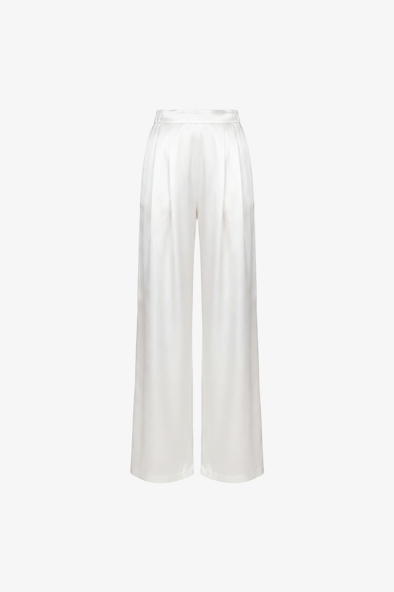 Satin trousers