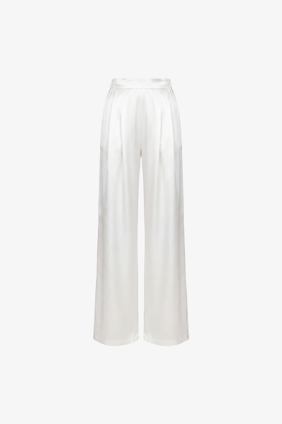 Satin trousers