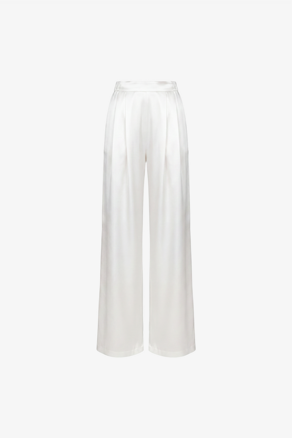 Satin trousers