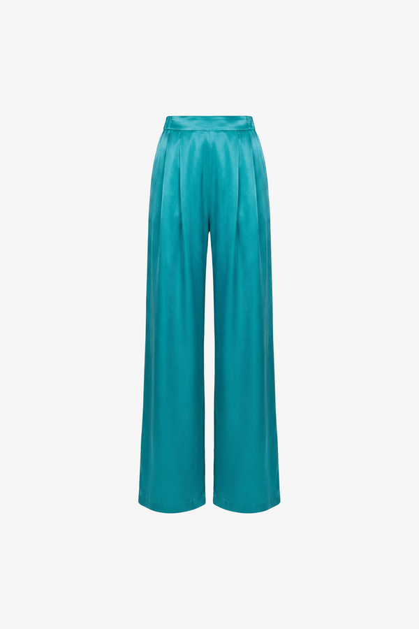 Satin trousers