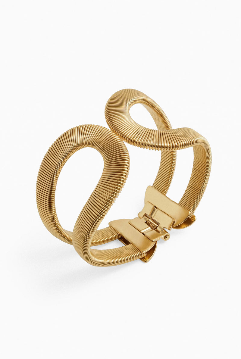Double spiral bracelet