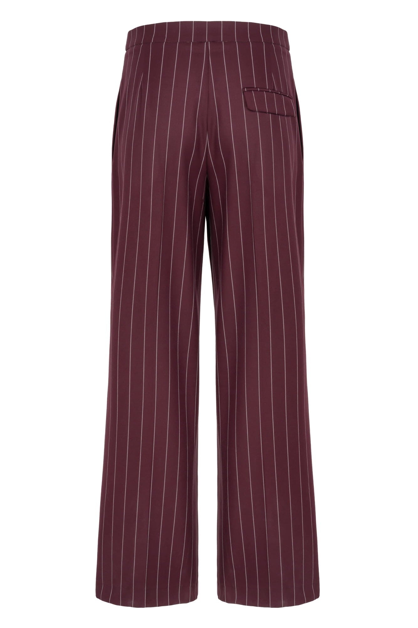 Burgundy Tennis pants image 2