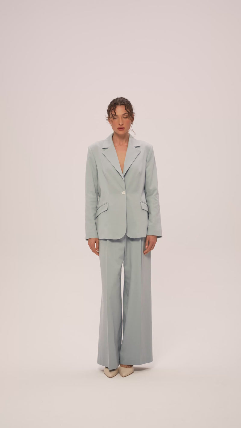 Pantaloni da abito a vita alta