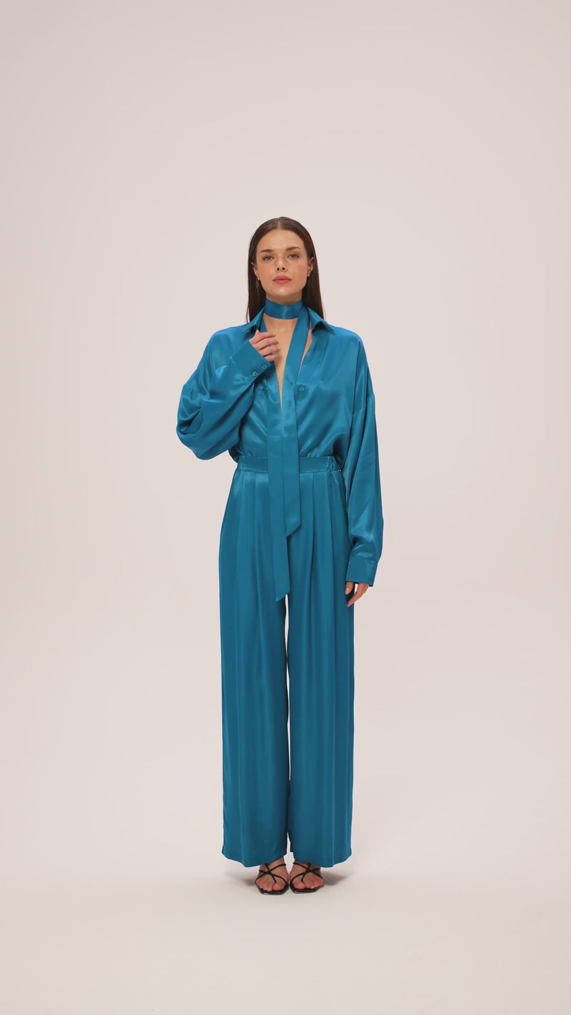 Pantaloni in raso